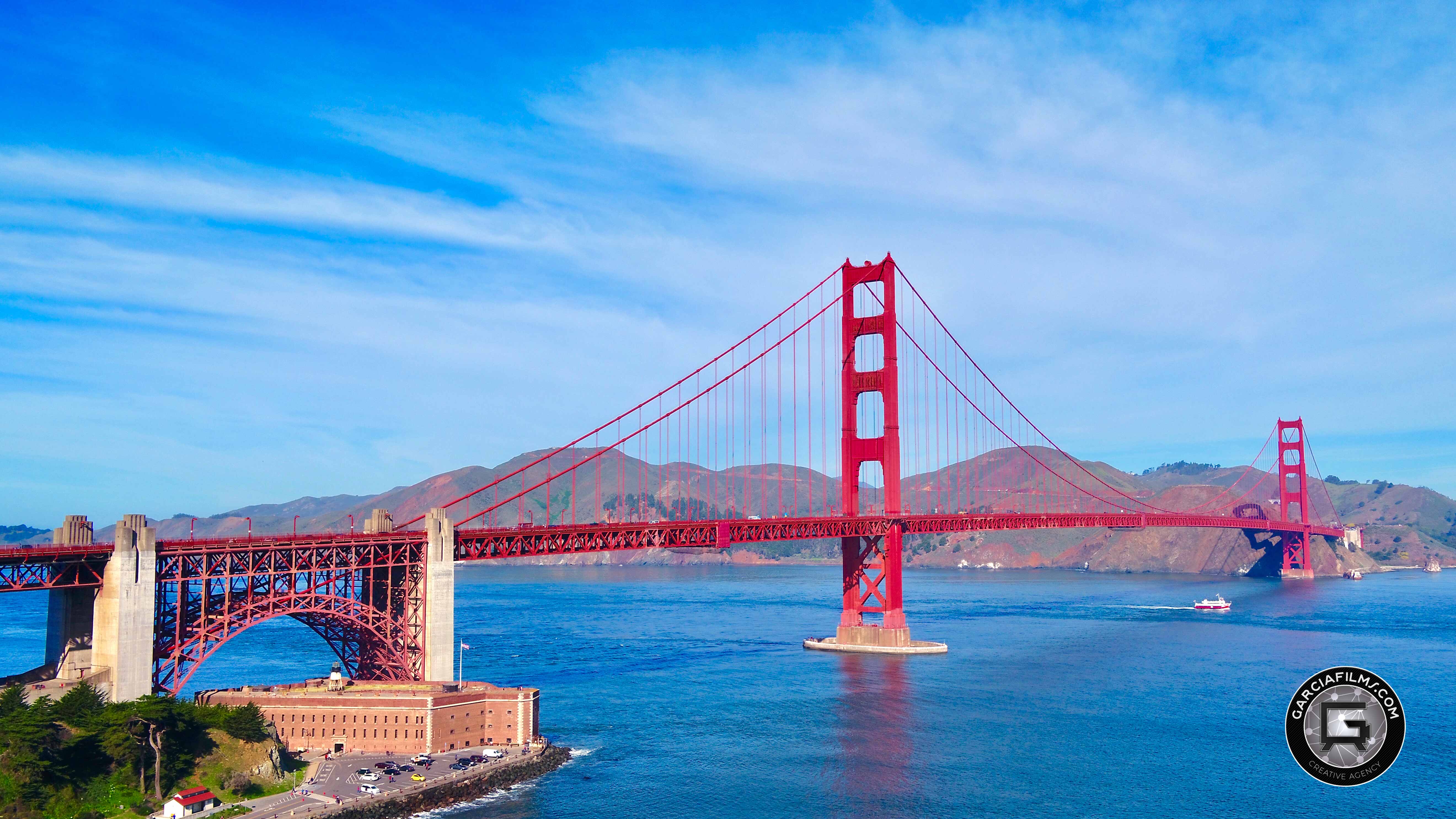 Aerial Photography of Golden Gate Bridge